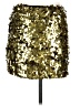 Ludi 100% Polyester Gold Casual Skirt Size 4 - photo 2