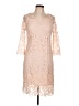Cato 100% Polyester Pink Cocktail Dress Size 10 - photo 1