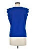 Shein Blue Sleeveless T-Shirt Size 6 - photo 2