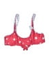 California Waves Stars Red Swimsuit Top Size M - photo 1
