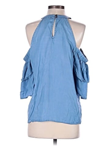 Blue Rain 3/4 Sleeve Blouse (view 2)