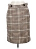 Merona Plaid Tan Formal Skirt Size 8 - photo 1