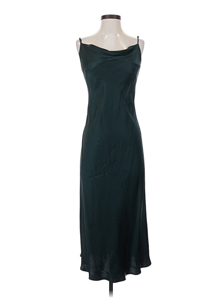 Pre-owned Zara Cocktail Dress In Green