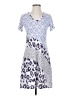David Cline Print Blue Casual Dress Size XS - photo 1