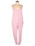 Sincerely Jules Solid Pink Jumpsuit Size L - photo 1