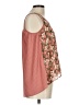 Soprano Orange Sleeveless Blouse Size L - photo 4