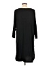Unbranded Solid Black Casual Dress Size L - photo 2