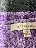 Skies Are Blue Solid Purple Pullover Sweater Size XS - photo 7