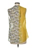 CAbi 100% Polyester Yellow Sleeveless Blouse Size M - photo 2