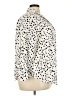 Torrid 100% Rayon Polka Dots Ivory Long Sleeve Blouse Size 4X Plus (4) - photo 4