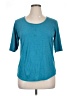 Anvil Teal Short Sleeve Top Size XL - photo 1