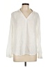 Chico's 100% Cotton Ivory Long Sleeve Blouse Size Lg (2) - photo 1