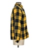 Shein 100% Polyester Plaid Yellow Long Sleeve Blouse Size 2 - photo 4