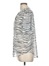Vince Camuto 100% Polyester Animal Print Silver Short Sleeve Blouse Size M - photo 5