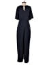 Greylin Solid Blue Jumpsuit Size XS - photo 2