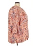 Violet & Claire 100% Polyester Paisley Orange 3/4 Sleeve Blouse Size 3X - photo 4