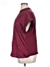 Truself Animal Print Burgundy Short Sleeve Blouse Size XL - photo 5
