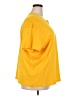 Torrid 100% Cotton Yellow Short Sleeve Top Size 2X Plus (2) - photo 4