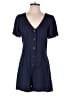 BB Dakota by Steve Madden 100% Rayon Solid Blue Romper Size 4 - photo 1