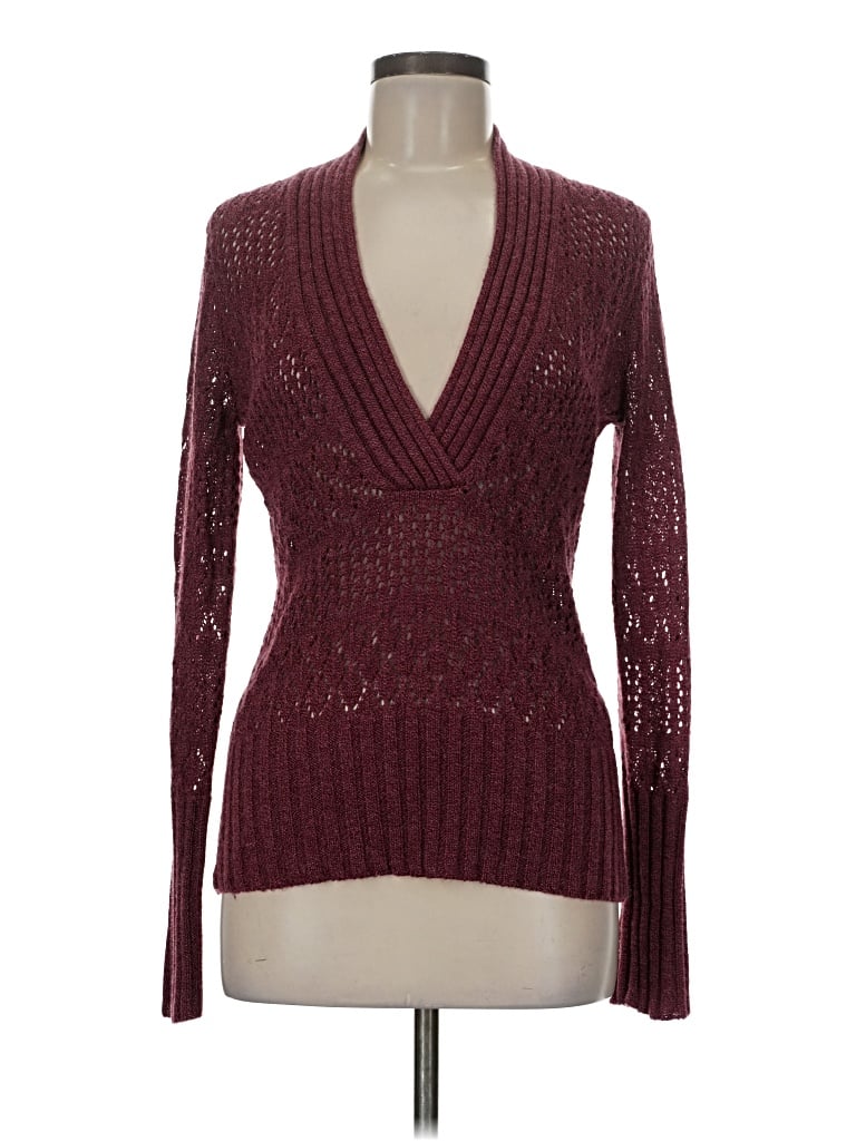 Pre-owned Axcess Pullover Sweater In Burgundy