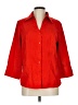Cato Red 3/4 Sleeve Button-Down Shirt Size L - photo 1
