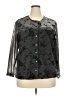 Fashion Bug Metallic Gray 3/4 Sleeve Blouse Size 18 - 20 - photo 1