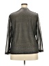 Fashion Bug Metallic Gray 3/4 Sleeve Blouse Size 18 - 20 - photo 2
