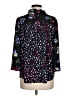 Assorted Brands Print Black 3/4 Sleeve Blouse Size M (estimated) - photo 2