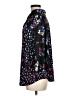 Assorted Brands Print Black 3/4 Sleeve Blouse Size M (estimated) - photo 5