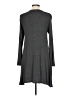 Elan Solid Gray Casual Dress Size L - photo 2
