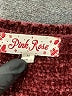 Pink Rose Tweed Burgundy Pullover Sweater Size M - photo 7