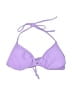 Assorted Brands Solid Purple Swimsuit Top Size M - photo 1