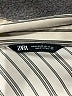 Zara Stripes Ivory Long Sleeve Blouse Size XS - photo 7