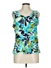 Dept222 Teal Blue Sleeveless Blouse Size L - photo 1