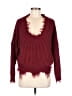 Main Strip Burgundy Pullover Sweater Size M (estimated) - photo 1