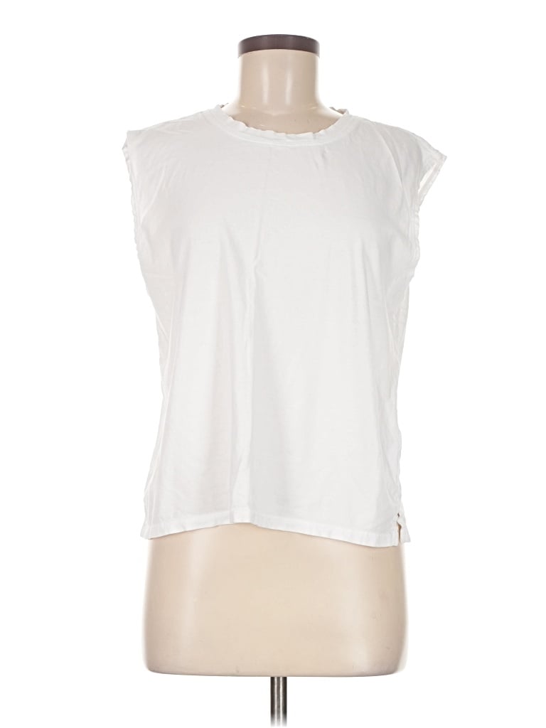 Pre-owned Jcrew Sleeveless T-shirt In White