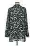 J.Jill 100% Polyester Floral Blue 3/4 Sleeve Blouse Size M - photo 2