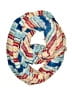 Unbranded 100% Polyester Stripes Blue Scarf One size - photo 1