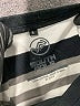 Assorted Brands 100% Cotton Stripes Silver Short Sleeve Polo Size L - photo 7
