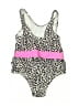 Carter's 100% Nylon Animal Print Pink Two Piece Swimsuit 12-18 MO / 18 MO - photo 2