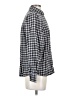 Rails Checkered-gingham Gray Long Sleeve Blouse Size S - photo 4