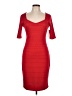 Bisou Bisou Red Cocktail Dress Size 10 - photo 1