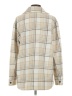 Pink Martini 100% Polyester Plaid Ivory Coat Size S - photo 2