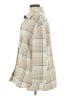 Pink Martini 100% Polyester Plaid Ivory Coat Size S - photo 5