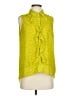 CAbi 100% Polyester Green Sleeveless Blouse Size S - photo 1