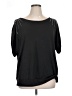 Shein Curve Black Short Sleeve Top Size 1X - photo 1