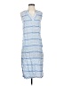 Helen Jon Stripes Blue Casual Dress Size XS - photo 1