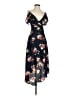 By & By Floral Black Casual Dress Size 1 - photo 1