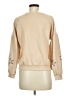 Lush 100% Cotton Stars Tan Sweatshirt Size M - photo 2