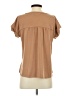 J.Jill Tan Short Sleeve Blouse Size XS - photo 2